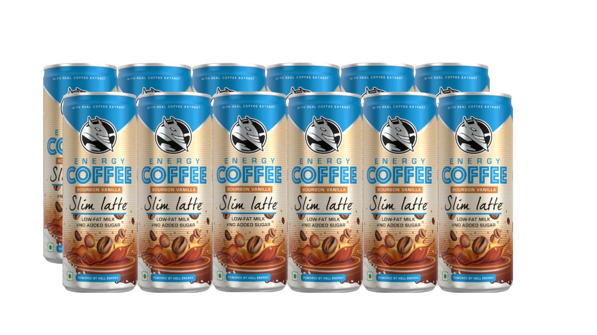 Buy Hell Energy Coffee Slim Latte 250ML With Arabica and Robusta