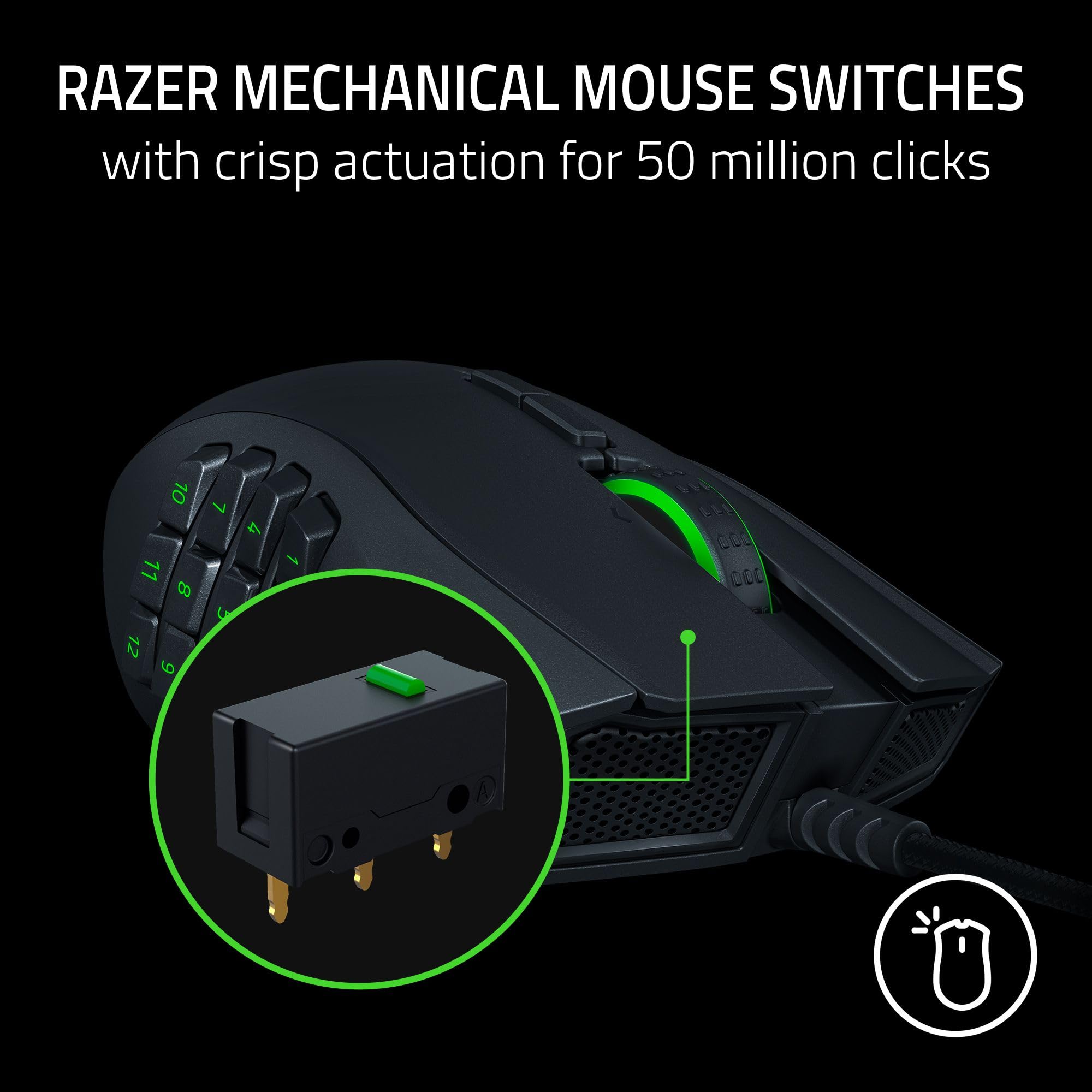 Amazon | Razer Naga Left-Handed Edition 左利きユーザー用