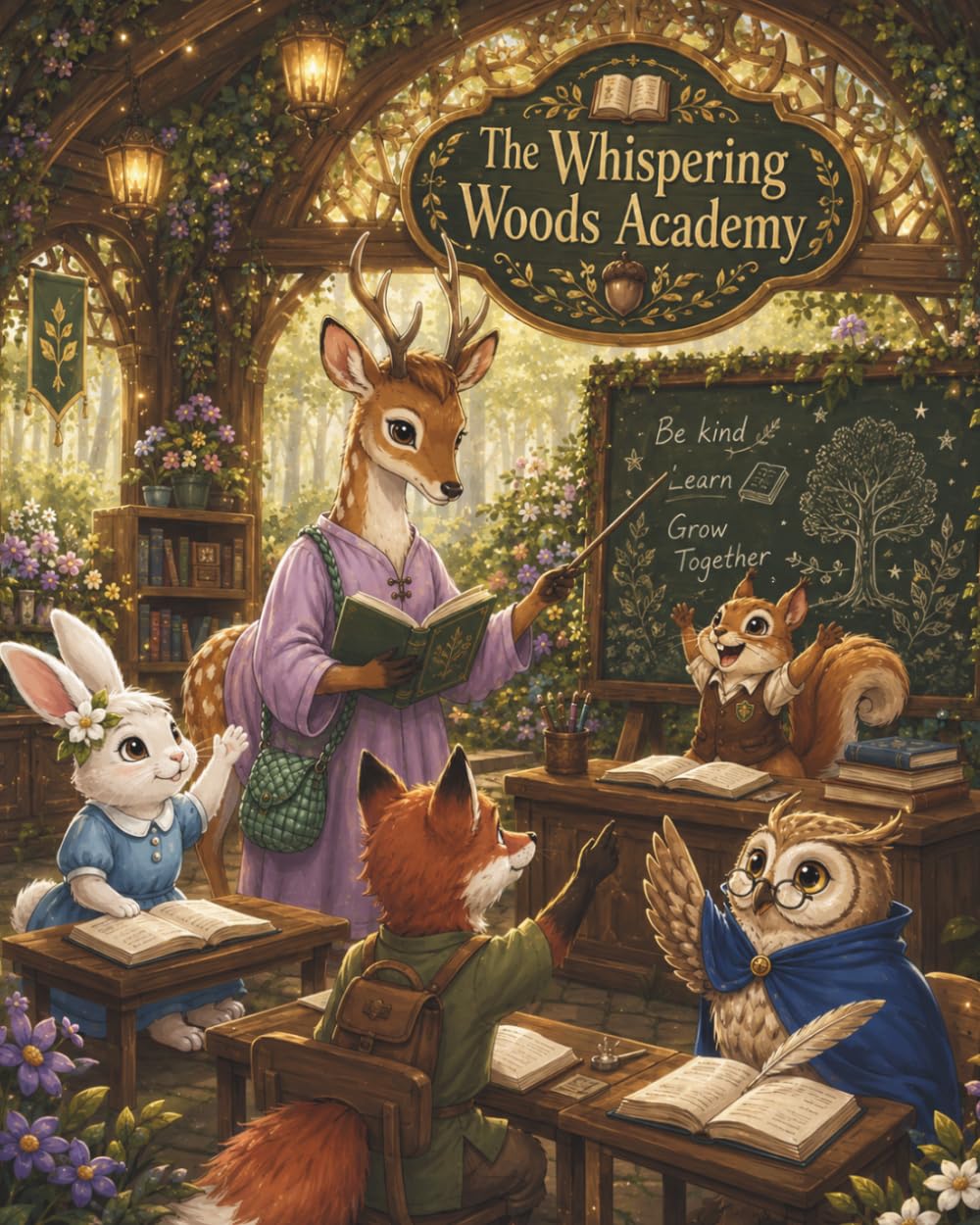 The Whispering Woods Academy: A Magical School Adventure (Cozy Bedtime Tales)
