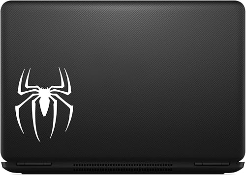 Miniatura 4 de Bargain Max Decals Calcomanía de silueta de araña, portátil, portátil, 5.5 pulgadas (blanco)
