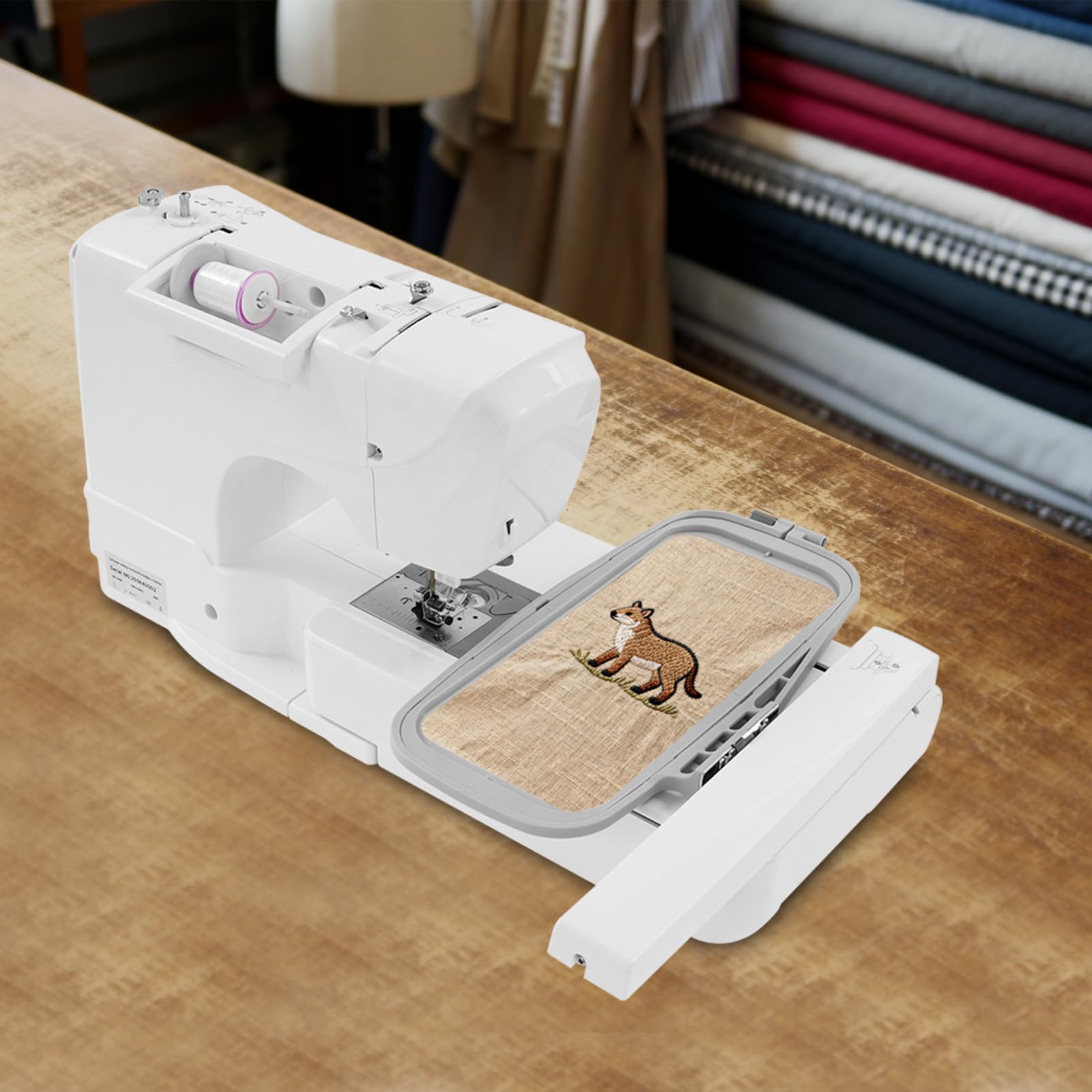 Macchina da cucire da ricamo da 7", LCD, per designer e sartori, 96 modelli + USB | Macchina da ricamo con touch da 7", per designer di moda, 162 modelli di cucito + importazione PC