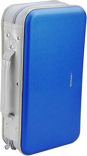 Miniatura 55 de Cartera para CD y DVD, capacidad de 96 pulgadas, resistente, resistente, almacenamiento de DVD, carcasa dura, soporte para disco de CD, funda de