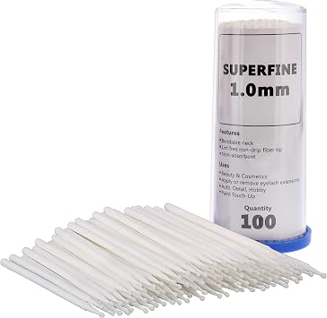 TCP Global 100 Paint Touch Up Brushes, Disposable Micro Brush Applicators