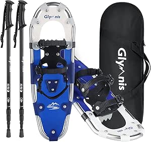 Snowshoe Kit Carryown Snowshoes Trekking Poles Lightweight