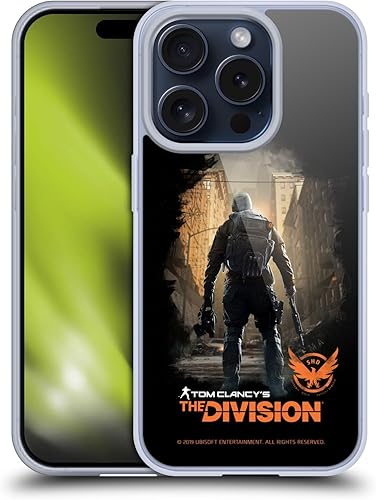Miniatura 10 de Head Case Designs Funda de gel suave con licencia oficial de Tom Clancy's The Division con logotipo negro de arte clave compatible con Apple iPhone
