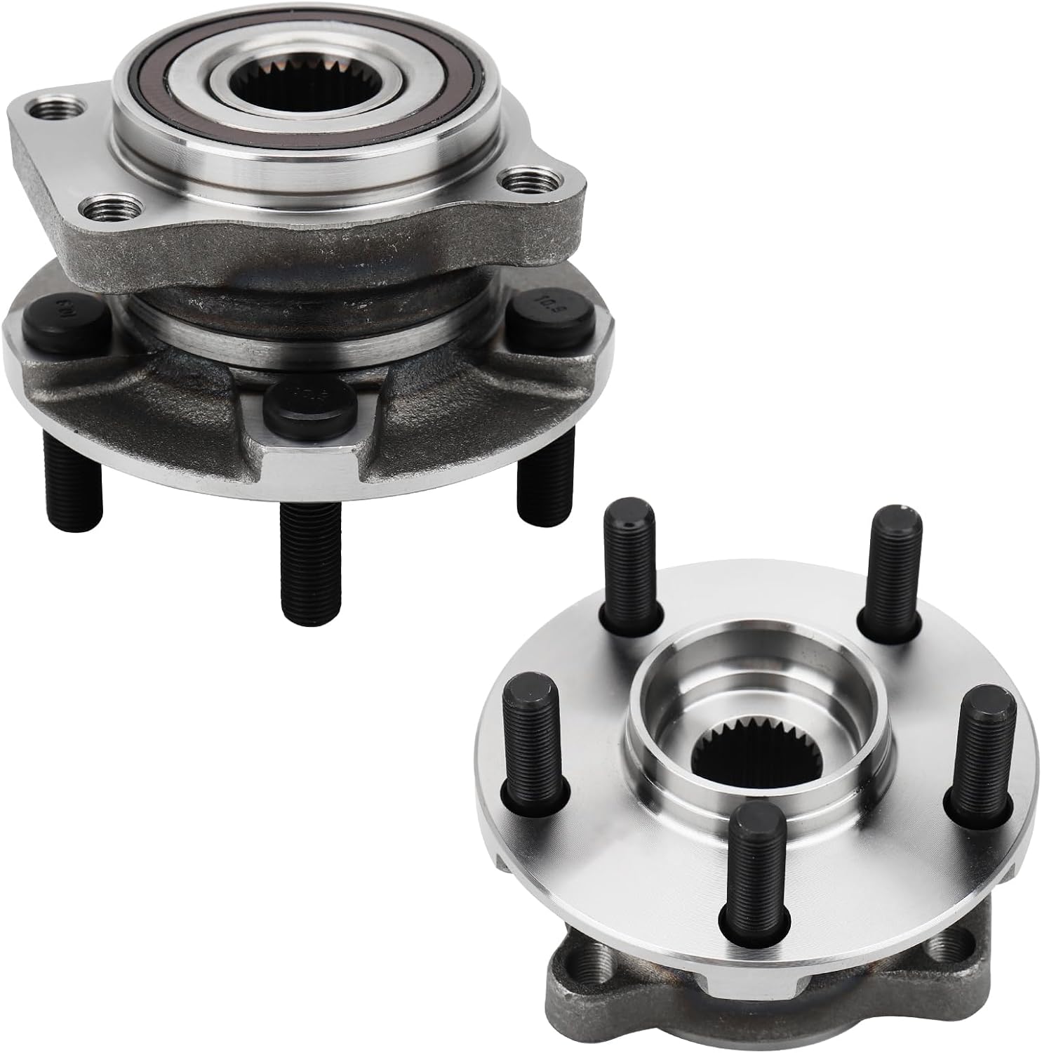 MAYASAF 513303 [2 Pack, 5 Lugs] Front Wheel Hub Bearing Assembly for Subaru 2009-2016 Forester, 2008-2013 Impreza, 2013-2015 XV Crosstrek (2 Pcs)