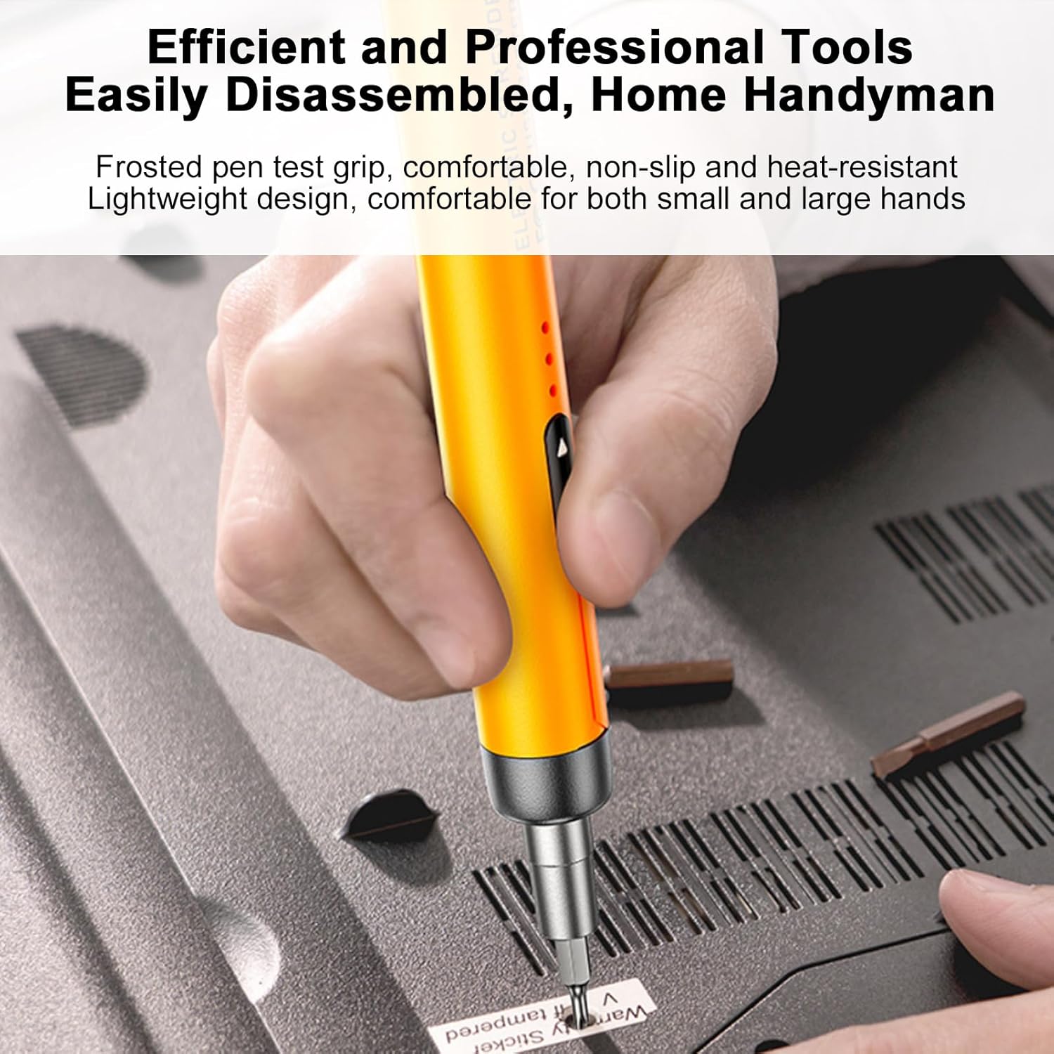 Irfora Multifunction Electric Screwdriver, Small Portable Cordless Power Screwdriver Set, Type-C Reable Electric Screwdriver Set with 68 Precision Bits, Electric ing Set for Phone Lap
