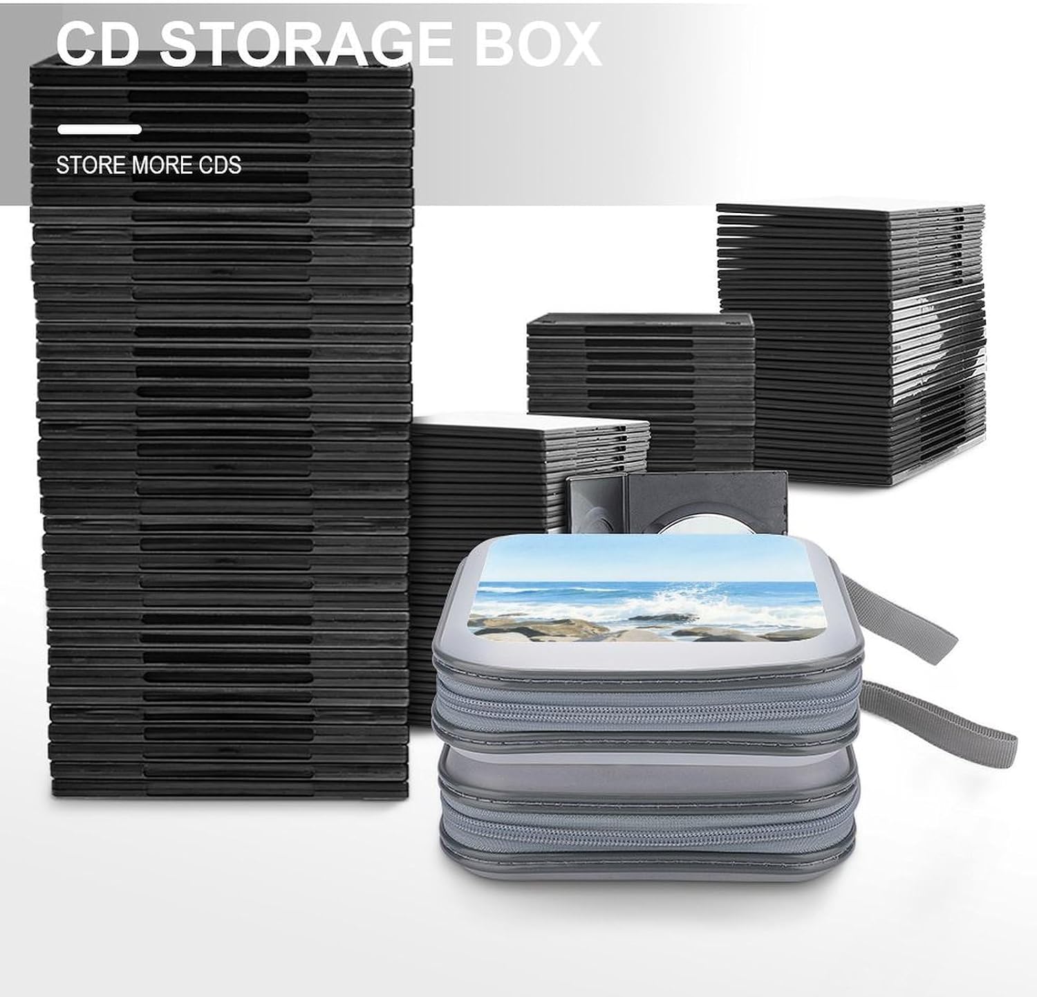 Glacier Cracks CD Case CD Storage Box DVD Sleeves