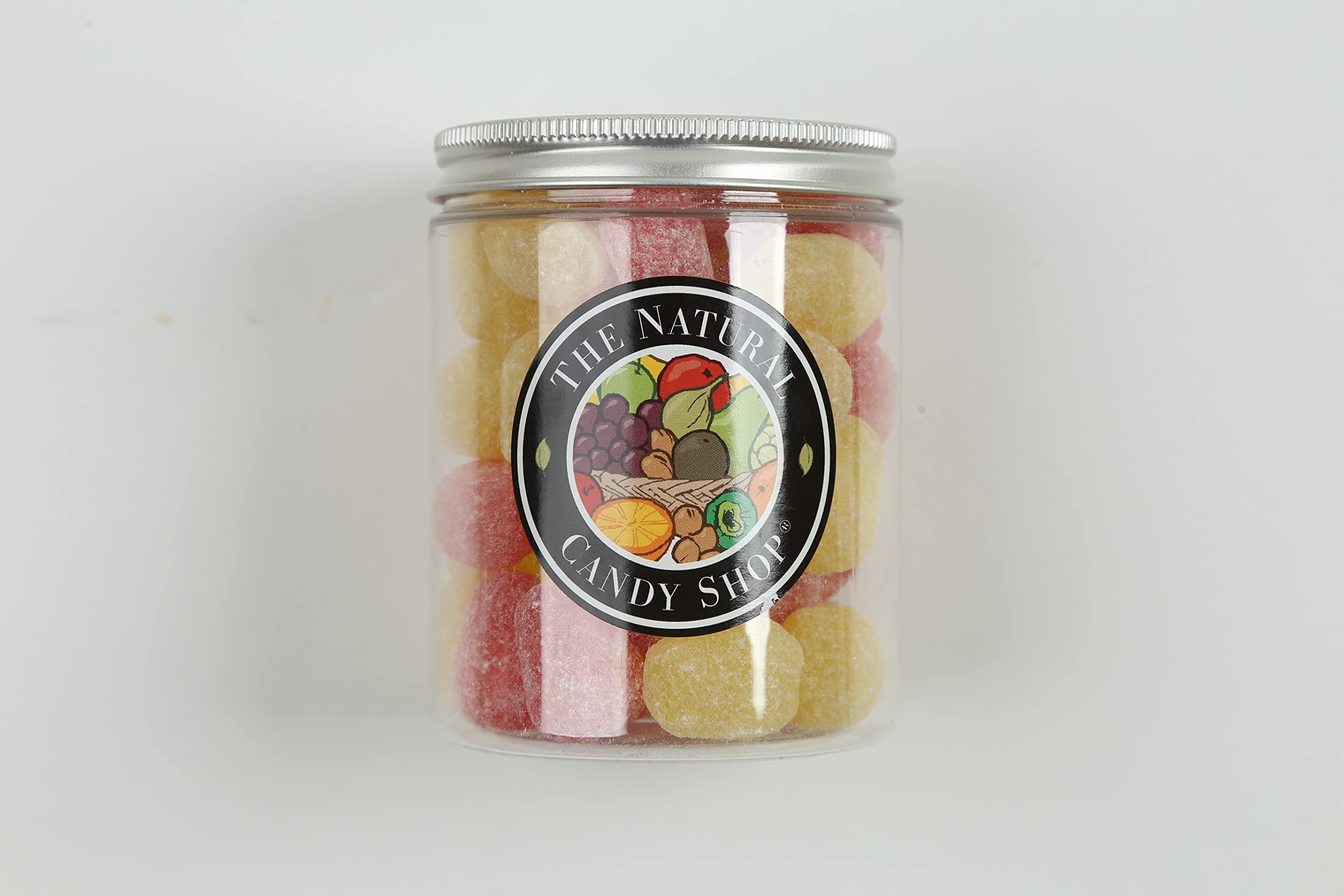 Natural Candy Shop, Natural Pear Drops Candy Jar 220g