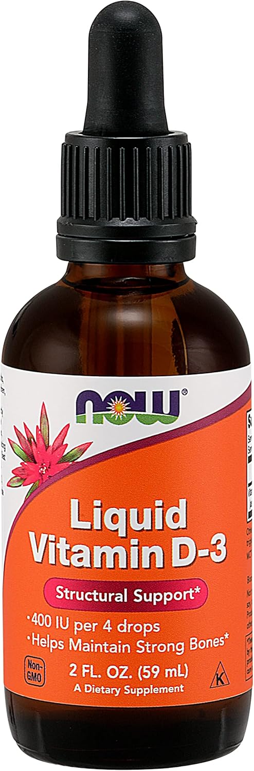 Now Foods, Vitamina D-3 Líquida, 60 ml