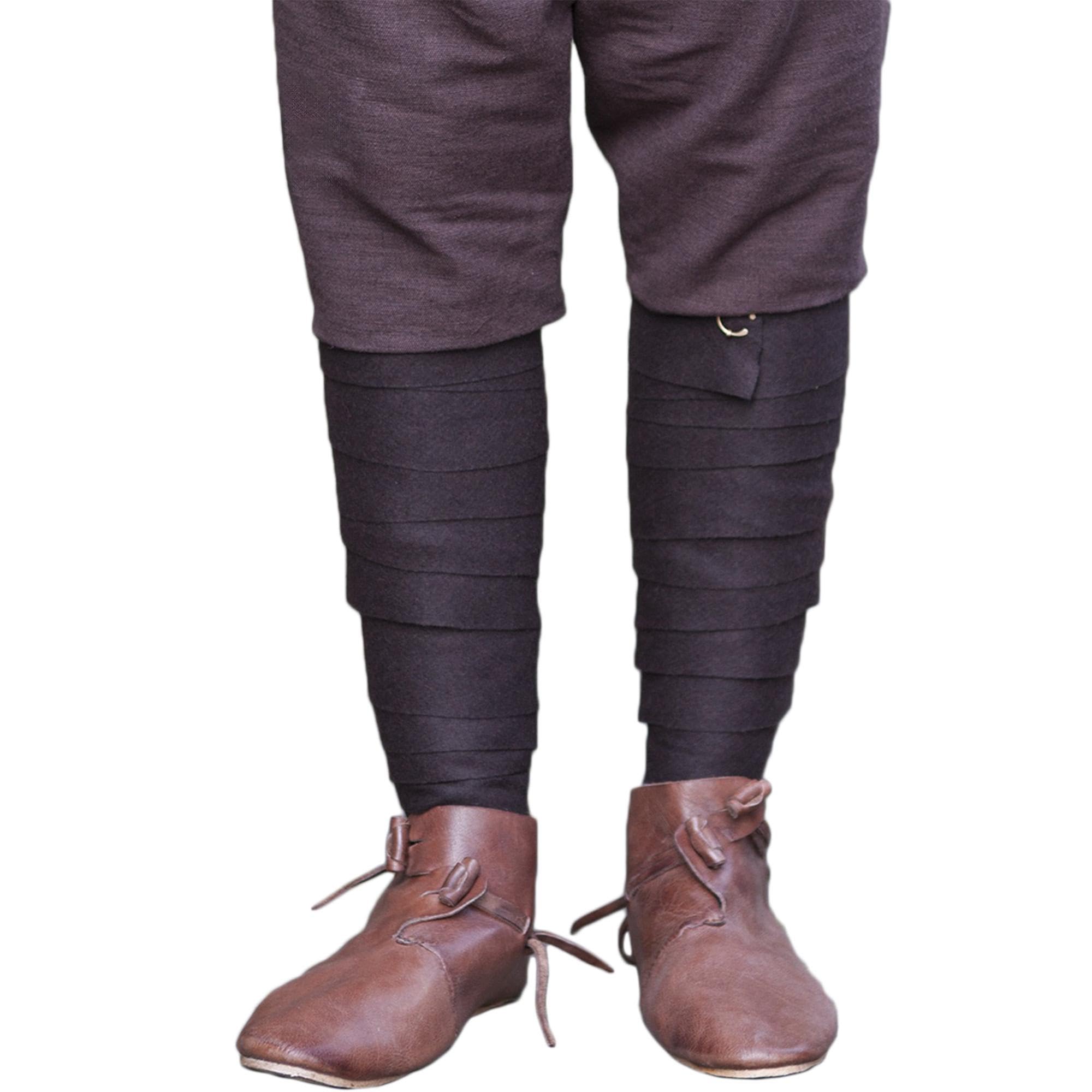 Burgschneider Scaldamuscoli medievali in Materiale Resistente - Accessorio per Costume da Vichingo - 375 cm - Bordeaux