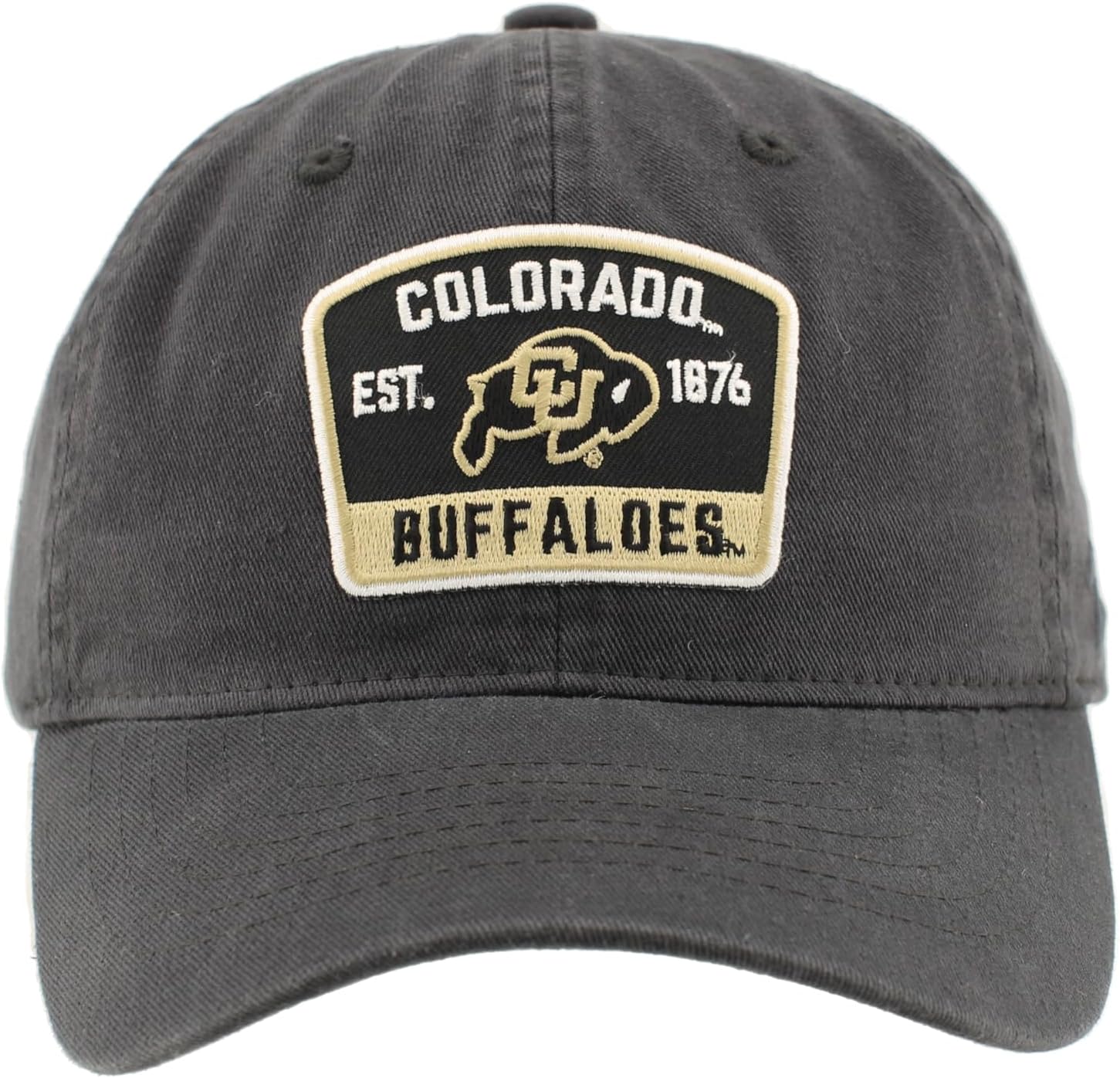 Colorado Buffaloes NCAA Officially Licensed Hat Scholarship Patch Charcoal Switchback - Image 2