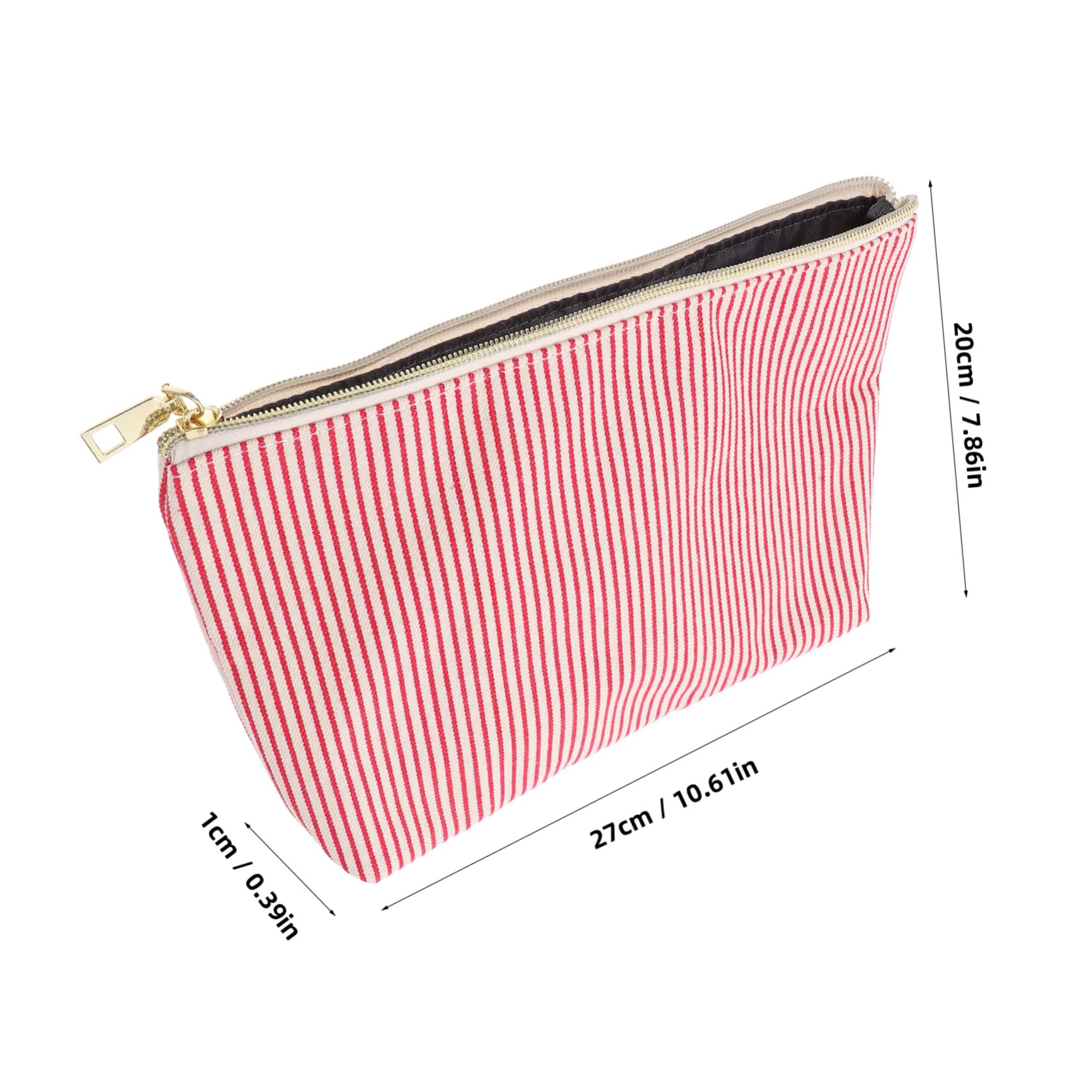 Beavorty 8 STK Reise-Aufbewahrungstasche Reise-toilettenartikel-Organizer Make-up-Tasche Mit Reißverschluss Reisezubehörtasche Kosmetiktasche Kulturbeutel Schreibwarentasche Polyester Rot