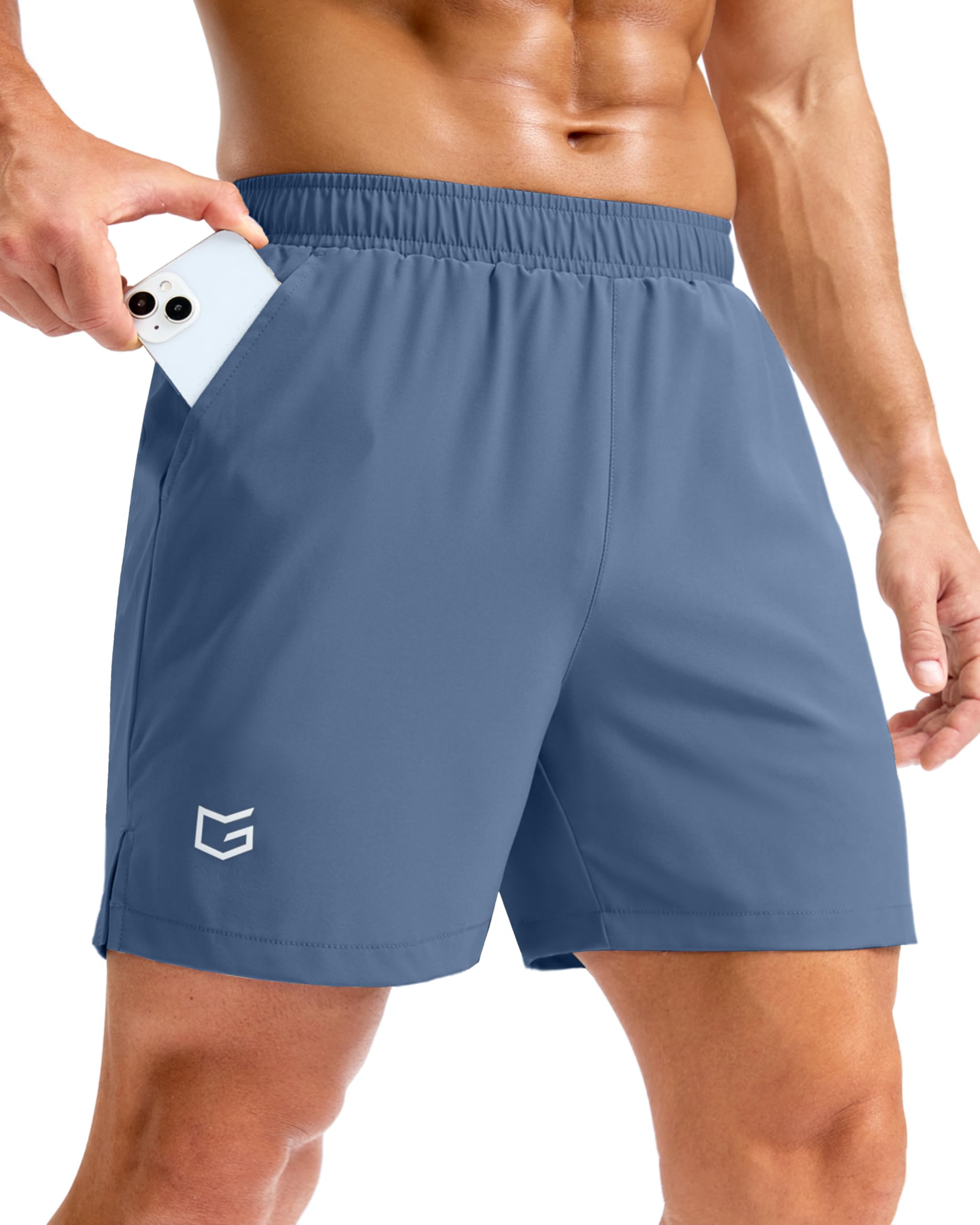 G Gradual Men's Athletic Running Shorts with Pockets 5"/ 7"/ 9" Gym Shorts