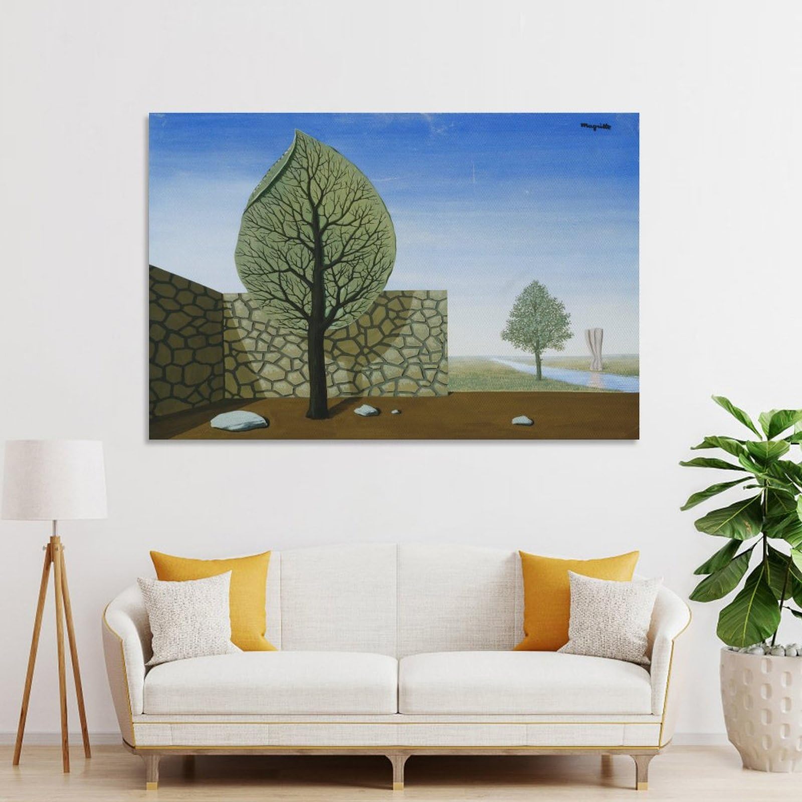 Amazon.com: La Géante (The Giant), 1936 by Rene Magritte Prints