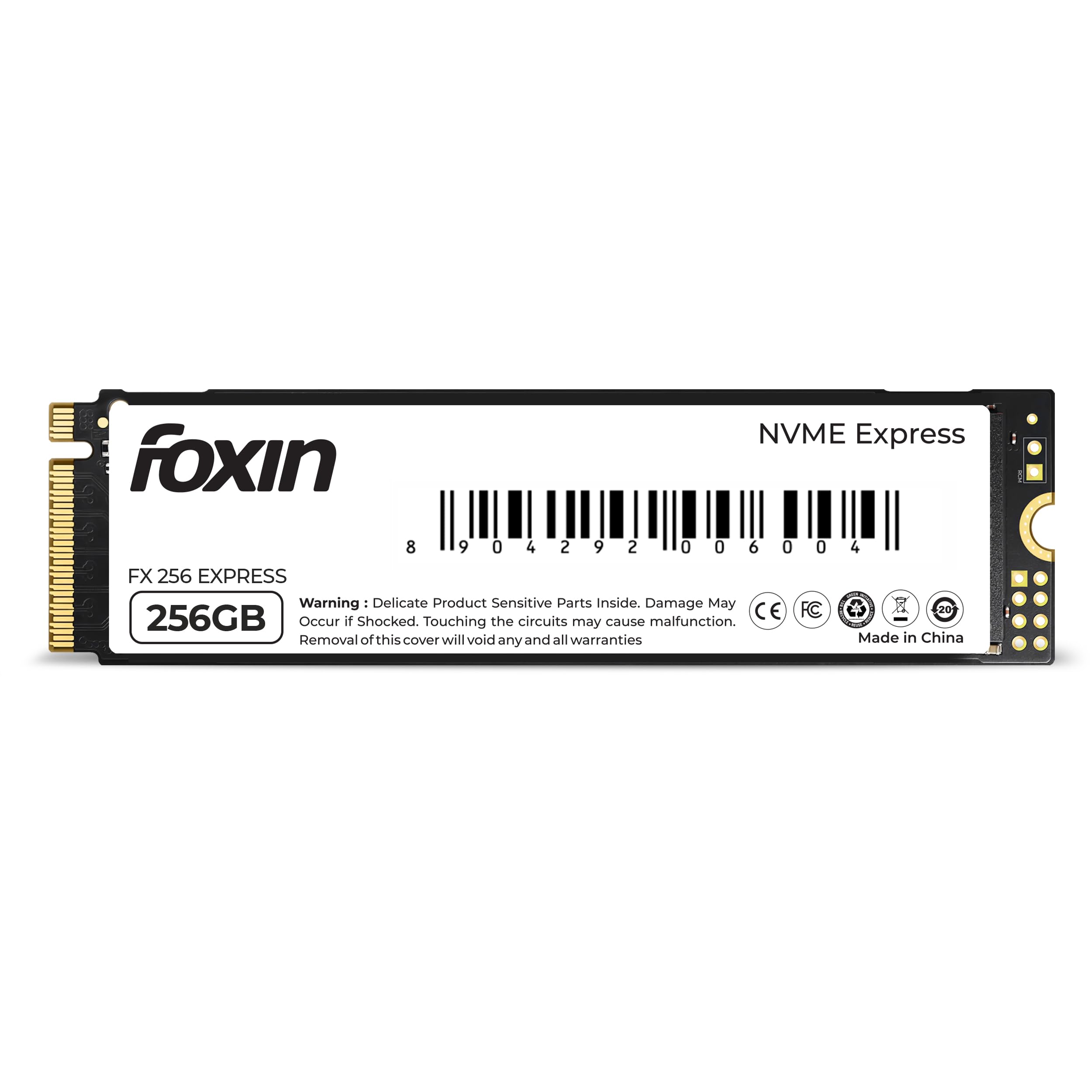 Foxin SSD 256 GB NVME | Internal Solid State Drive with Micron