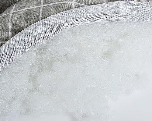 Miniatura 7 de ChezMax juego de almohadón relleno con acolchado, respaldo y asiento, para auto silla mecedora cuadrada plegable, con estampado de caricaturas