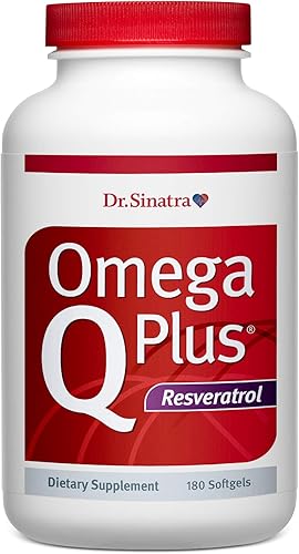 Dr. Sinatra Omega Q Plus Resveratrol - Suplemento Omega-3 con CoQ10 y Resveratrol - Promueve la salud integral del corazón y todo el cuerpo para