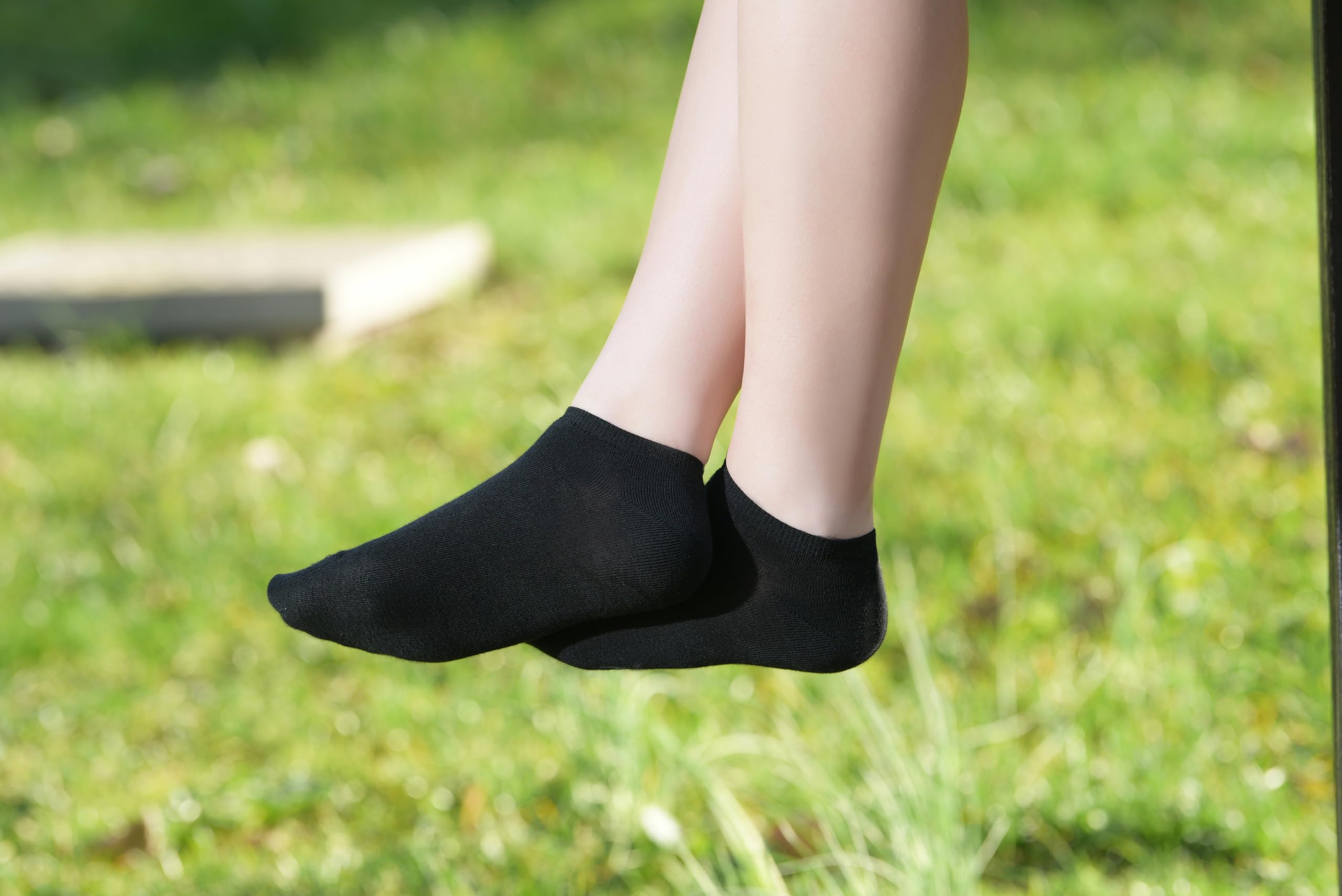 98% Bio-Baumwolle Sneakersocken, 6 Paar für Damen und Herren, GOTS-zertifiziert, verstärkte Zehen- und Fersenpartie