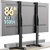 HT10B-001 Universal Large TV Stand Height Adjustable for 24 to 86 Inch TVs Max. 60 kg VESA 800 x 600 mm