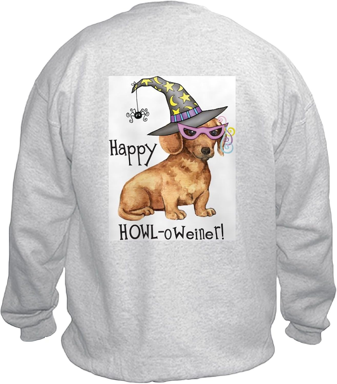 CafePress Halloween Dachshund Kids Sweatshirt Kids Sweatshirt, Youth Crew Neck Sweatshirt