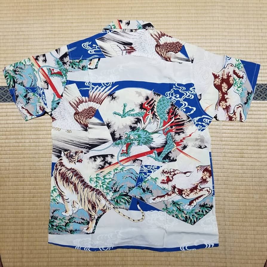 Amazon.co.jp: SUN SURF サンサーフ S アロハ 鷲 虎 龍 獅子 和