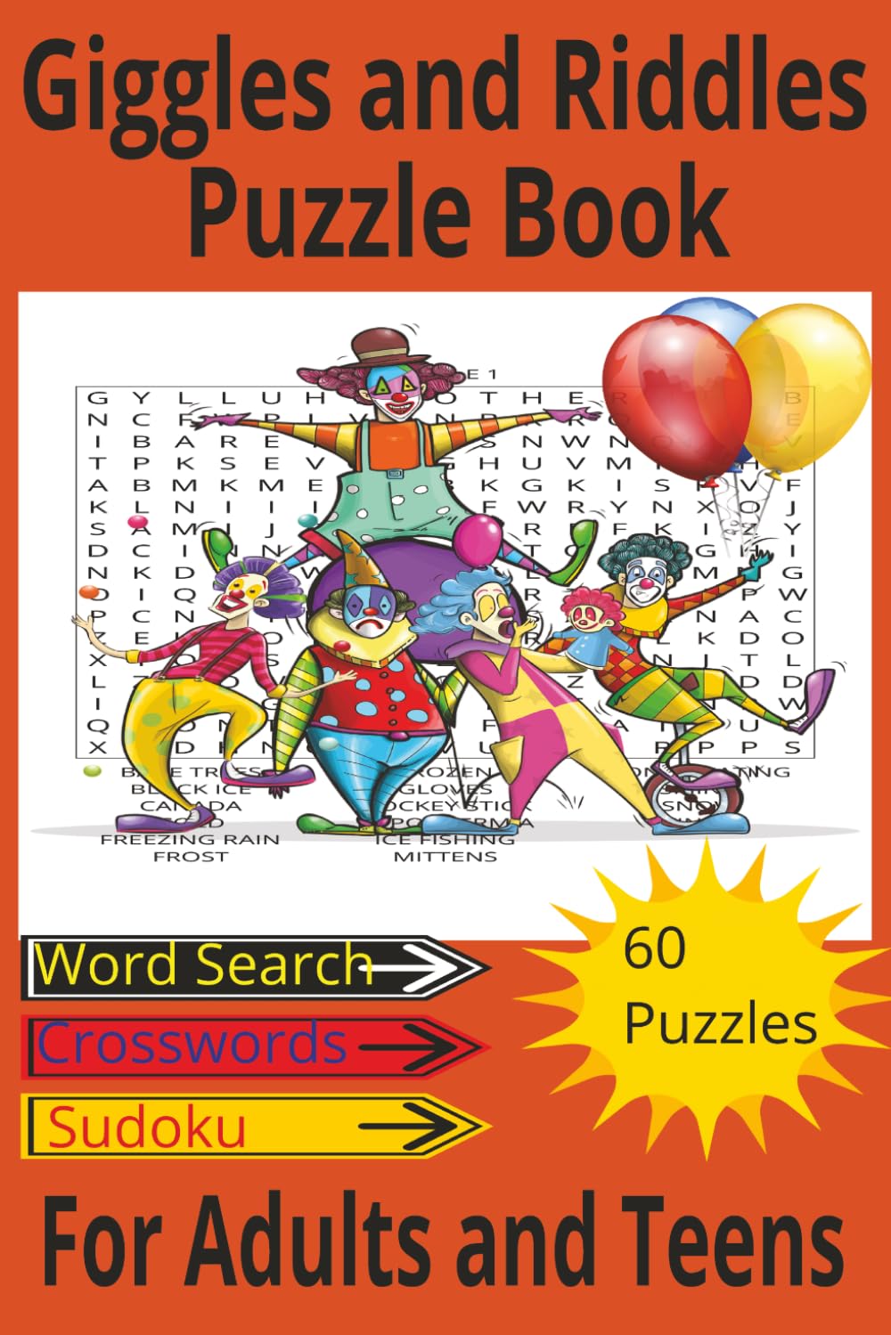 Giggles and Riddles Puzzle Book for Adults and Teens: Jest With Me Puzzle Book