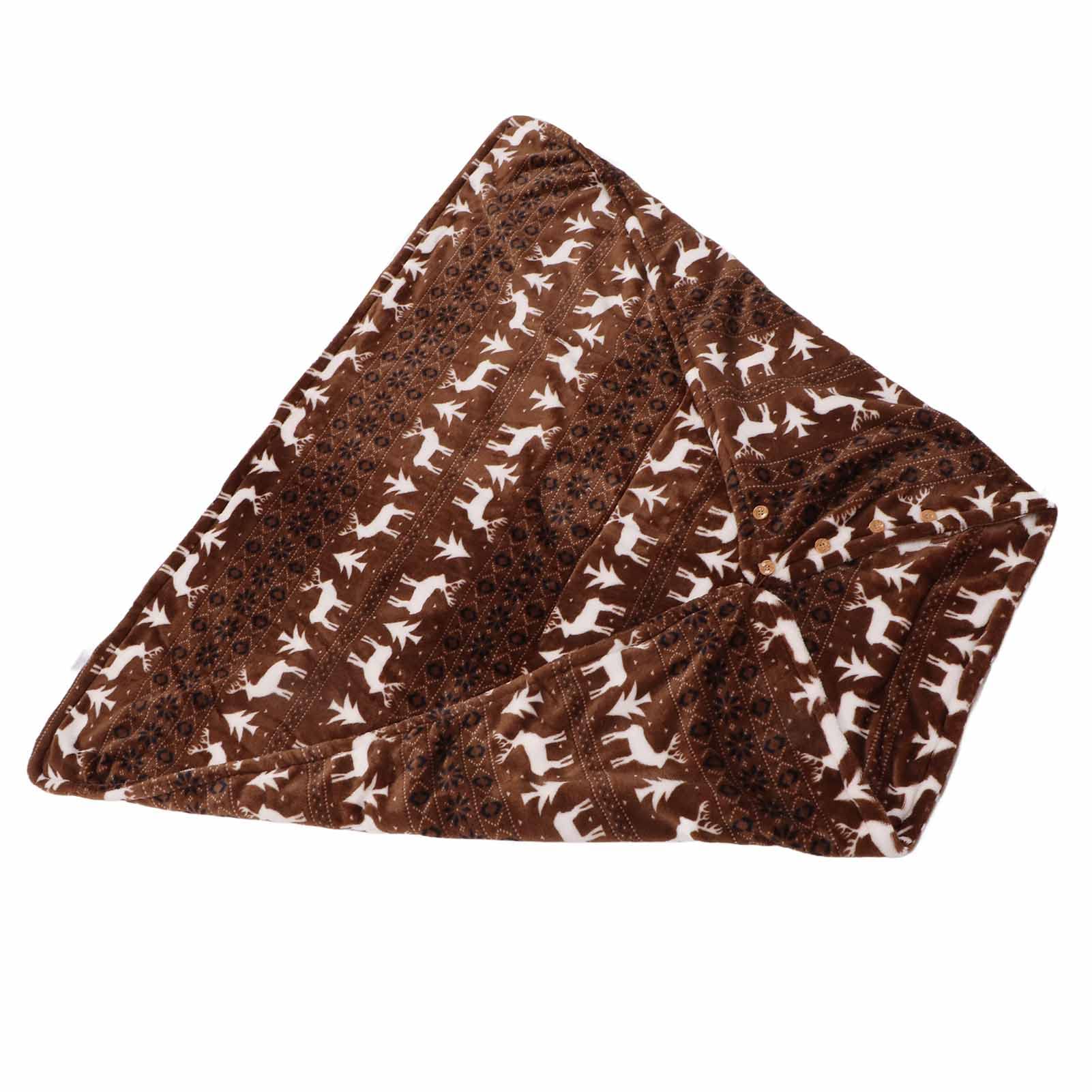 Rollstuhldecke aus weichem Fleece mit schönen Mustern – kuschelige Bein und KnieWärmedecke für Rollstuhlfahrer, ideal für kalte Tage und klimatisierte Räume