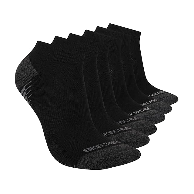 Skechers Womens Performance Low Cut Socks 6-Pack