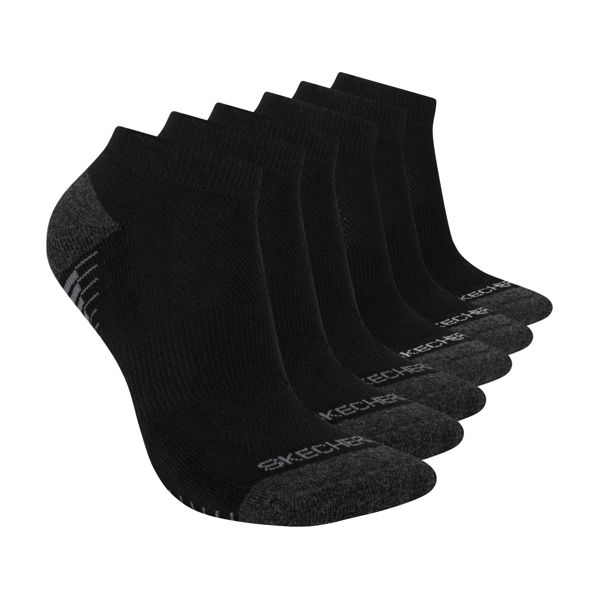 Skecherswomens 6 Pack Non Terry Low Cut Socks Socks (pack of 6)