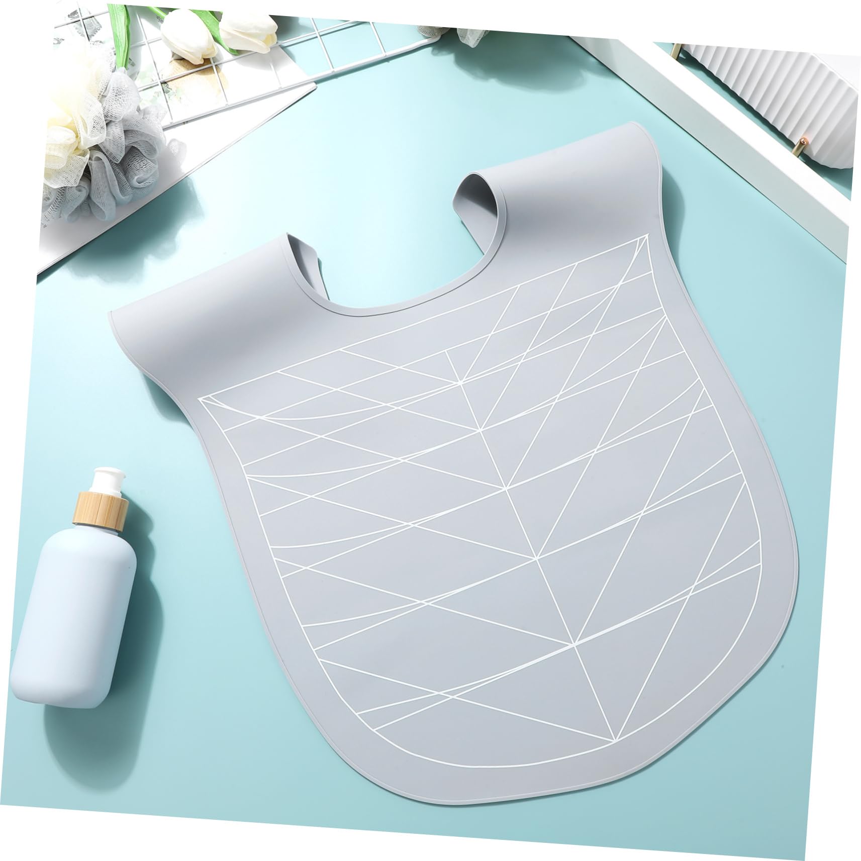 Capa de Corte de Pelo de Silicona Resistente a Manchas para Salones y Uso Doméstico