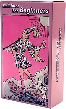 Tarot Cards Board Game، 78Pcs Original Tarot Card، Waite Tarot Board Game، Fortune Telling Game، Pink Tarot Cards، Gifts for Tarot Card Lovers