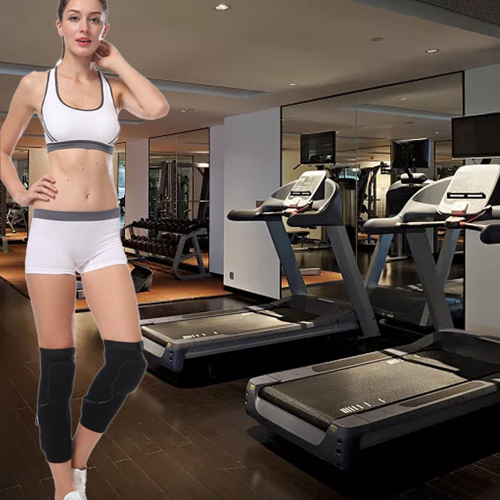 Rodilleras Térmicas, Rodillera Térmica 1 par Reduce el Dolor Transpirable Mantiene el Calor para Correr para Mujeres para Escalar Montañas para el Dolor en las Articulaciones para Hacer Ejercicio