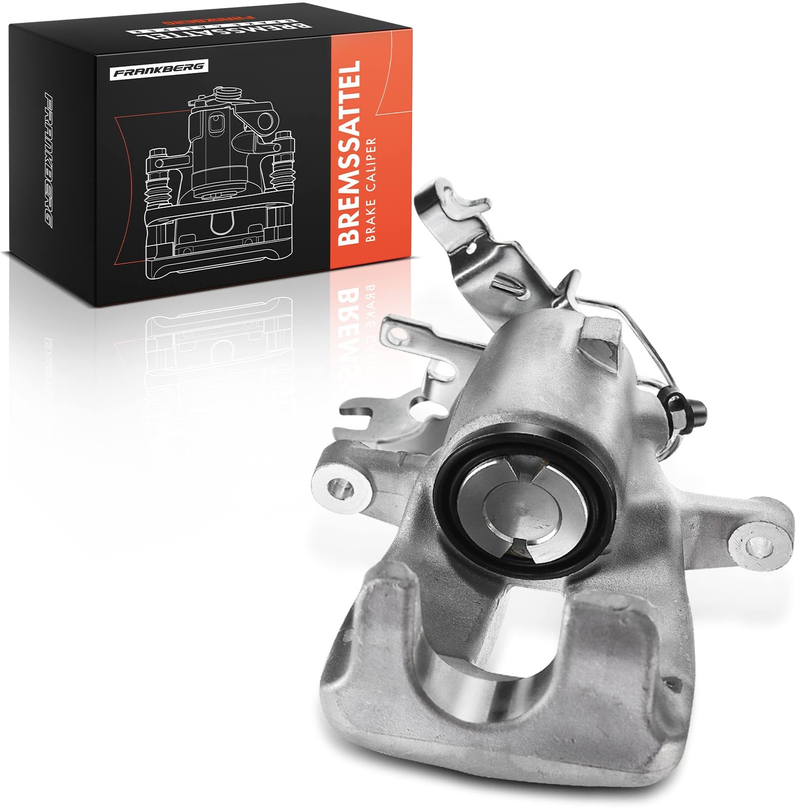 Frankberg Pinza de freno Trasero derecho fundición de alumin.io Compatible con C.a.d.d.y III MPV 2KB 2KJ 2CB 2CJ C.a.d.d.y III Furgoneta/MPV 2KA 2KH 2CA 2CH Replace# 2K0615424A