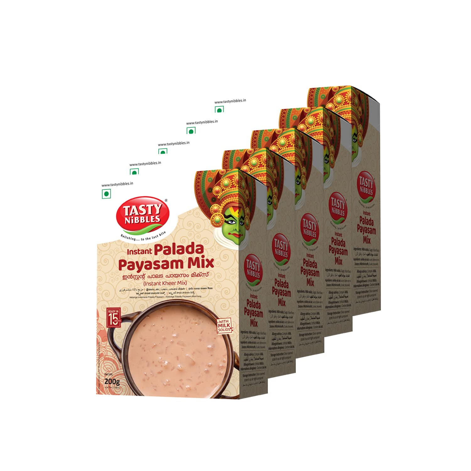 Tasty Nibbles Instant Palada Payasam Mix [Pack of 5] | Instant Rice Kheer Mix | Ready in 15 Minutes | Traditional Kerala Onam Special Sadya Palada Payasam (B09XVMMT9K) Amazon Price History, Amazon Price Tracker