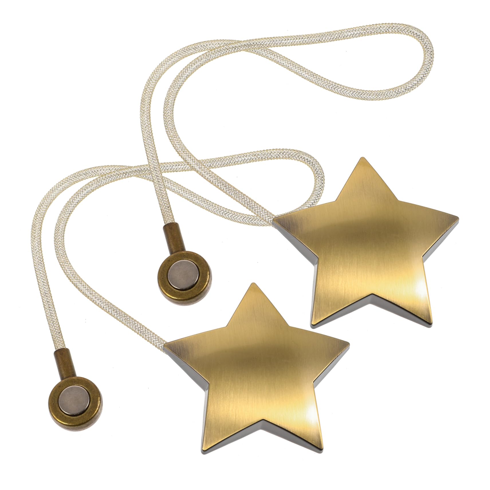 PRETYZOOM 6 Pièces Boucle aimantée pour Rideau Attache de Rideau Boucle de à la Maison e pour Embrasse pour la Maison Sangle de en métal Sangles de x Alliage
