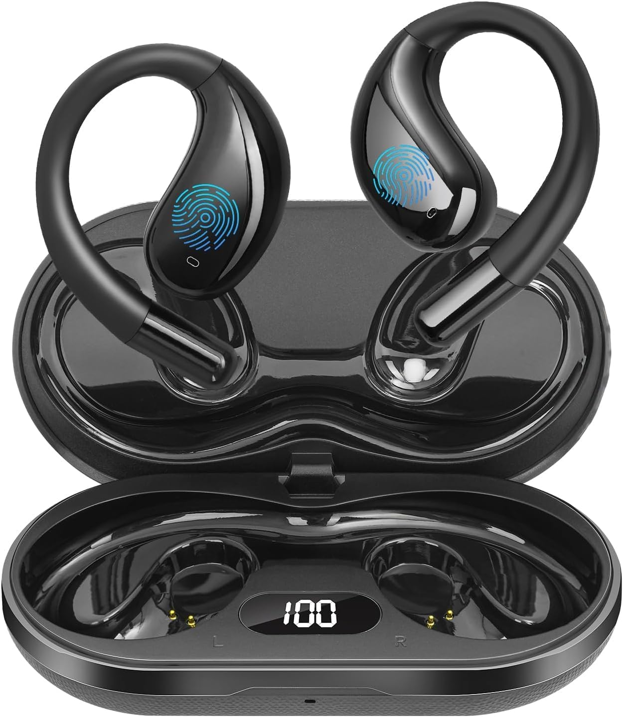AI Translation Earbuds Real Time, Translator Earbuds 164 Languages & Accents, Audifonos Traductores Inglés Español,Translation Device for Travel Business Learning Compatible with iOS and Android