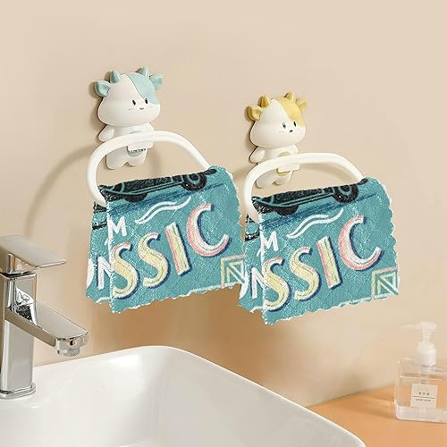 Miniatura 6 de Trendy Retro 60s Car Print bright fall tea towels kitchen terrycloth kitchen towels bright toallas para la cocina 11x11in set of 6