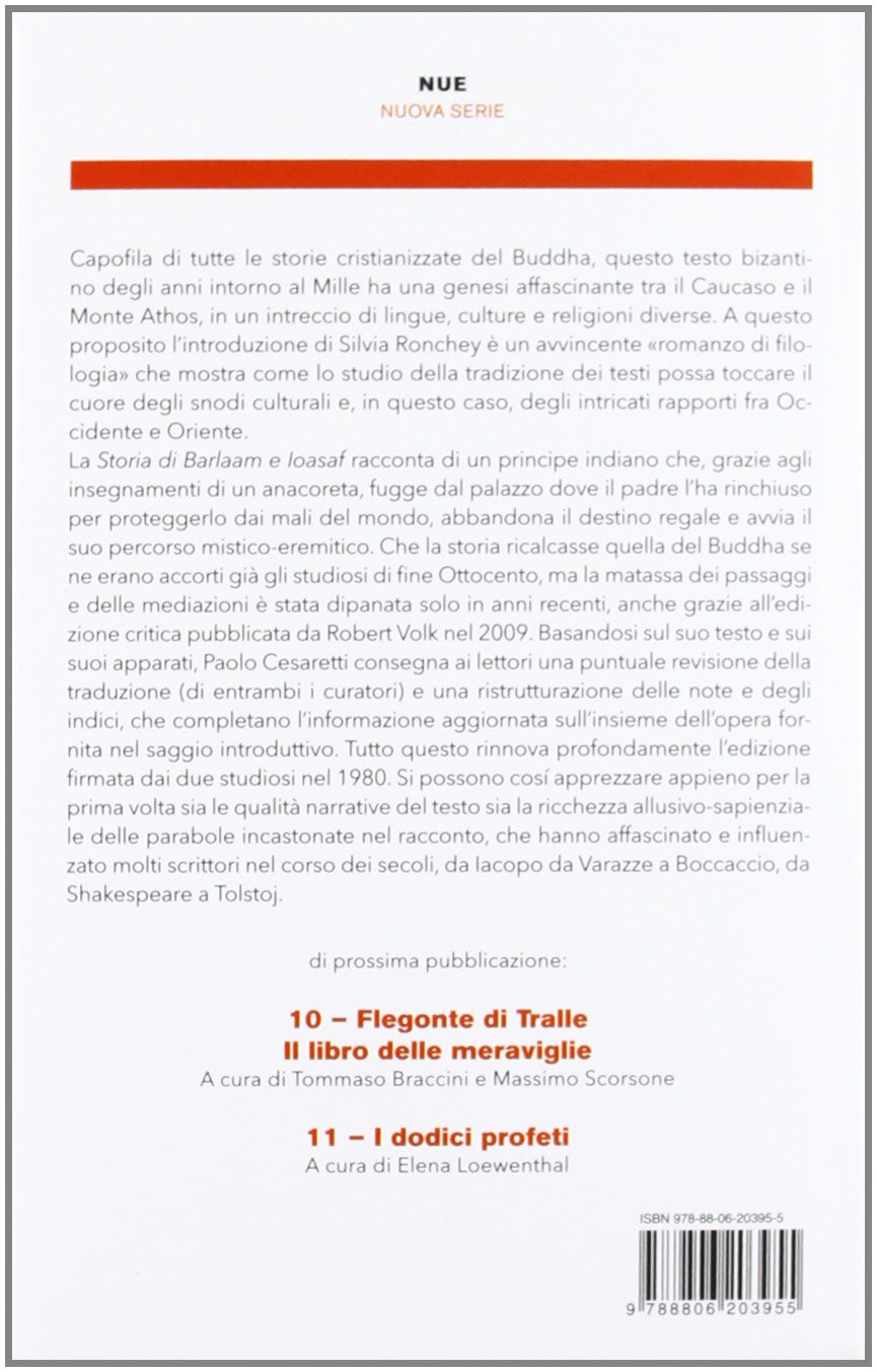 Storia di Barlaam e Ioasaf. La vita bizantina del Buddha