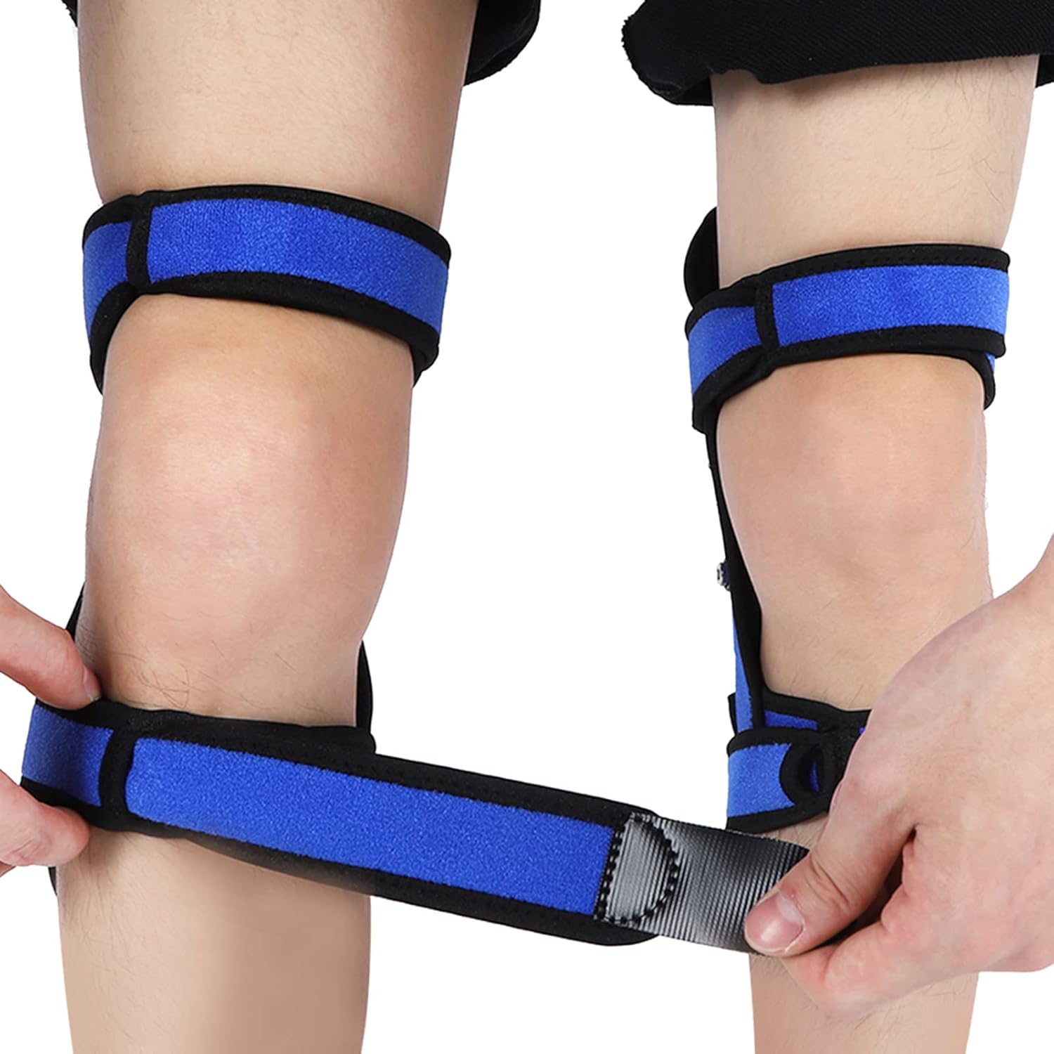 Volleyball Knee Pads Thick Sponge Protective Anti 1 Pair Protector Knee Guard Pads Joint Support Outdoor Sports Hiking Climbing Equipment, Blue - Stay Protected and Comfortable During Active(blue)