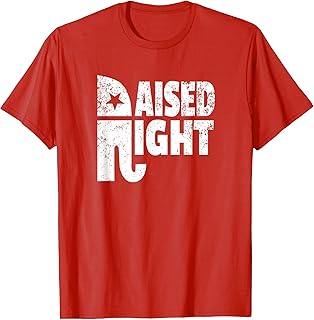 Funny Raised Right Elephant Vote Republican Party Red State T-Shirt
