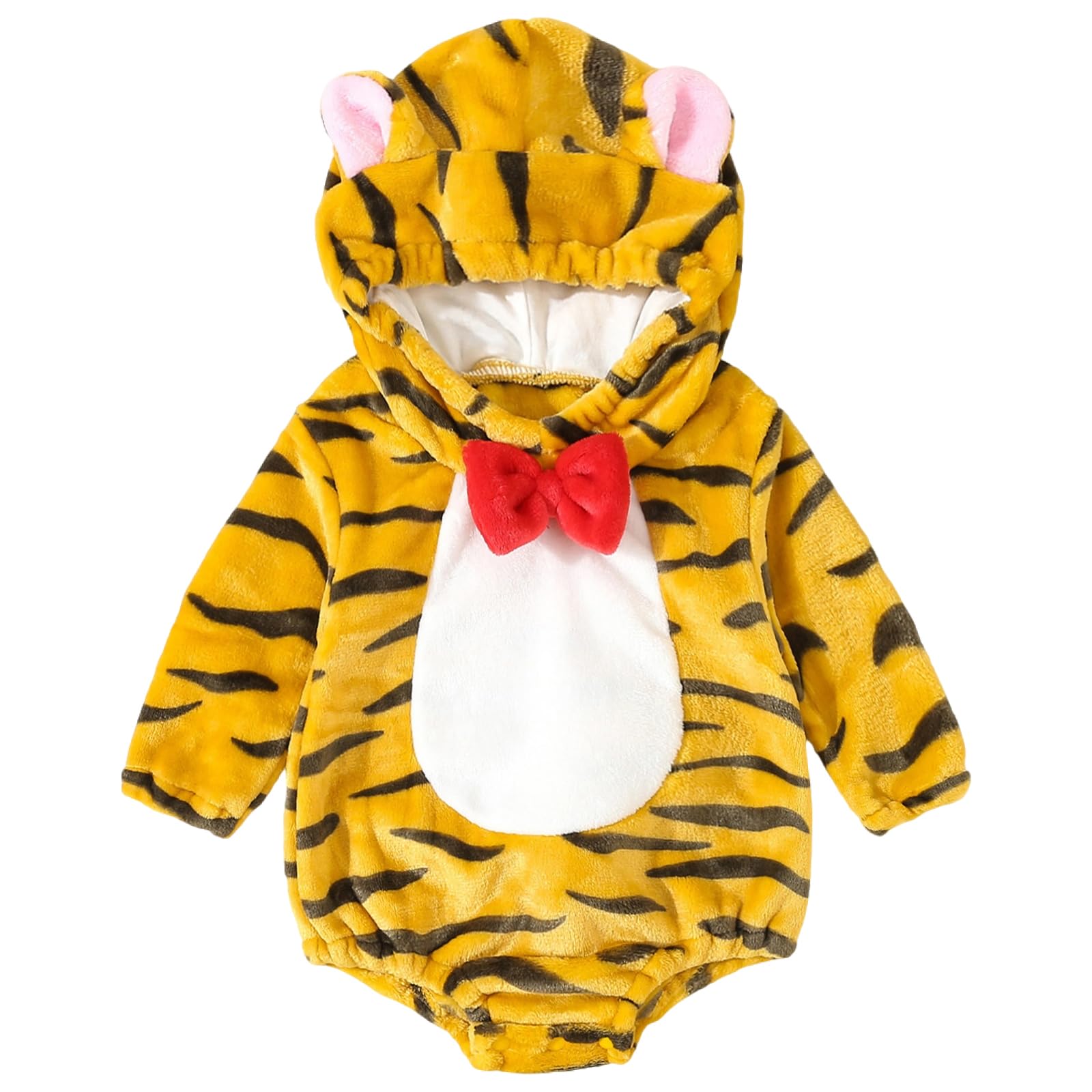 Lodnrimya Baby Halloween Costume Infant Boy Girl Animal Monster Hooded Romper Toddler Cosplay Warm Clothes (A-Colorful, 6-9 Months)