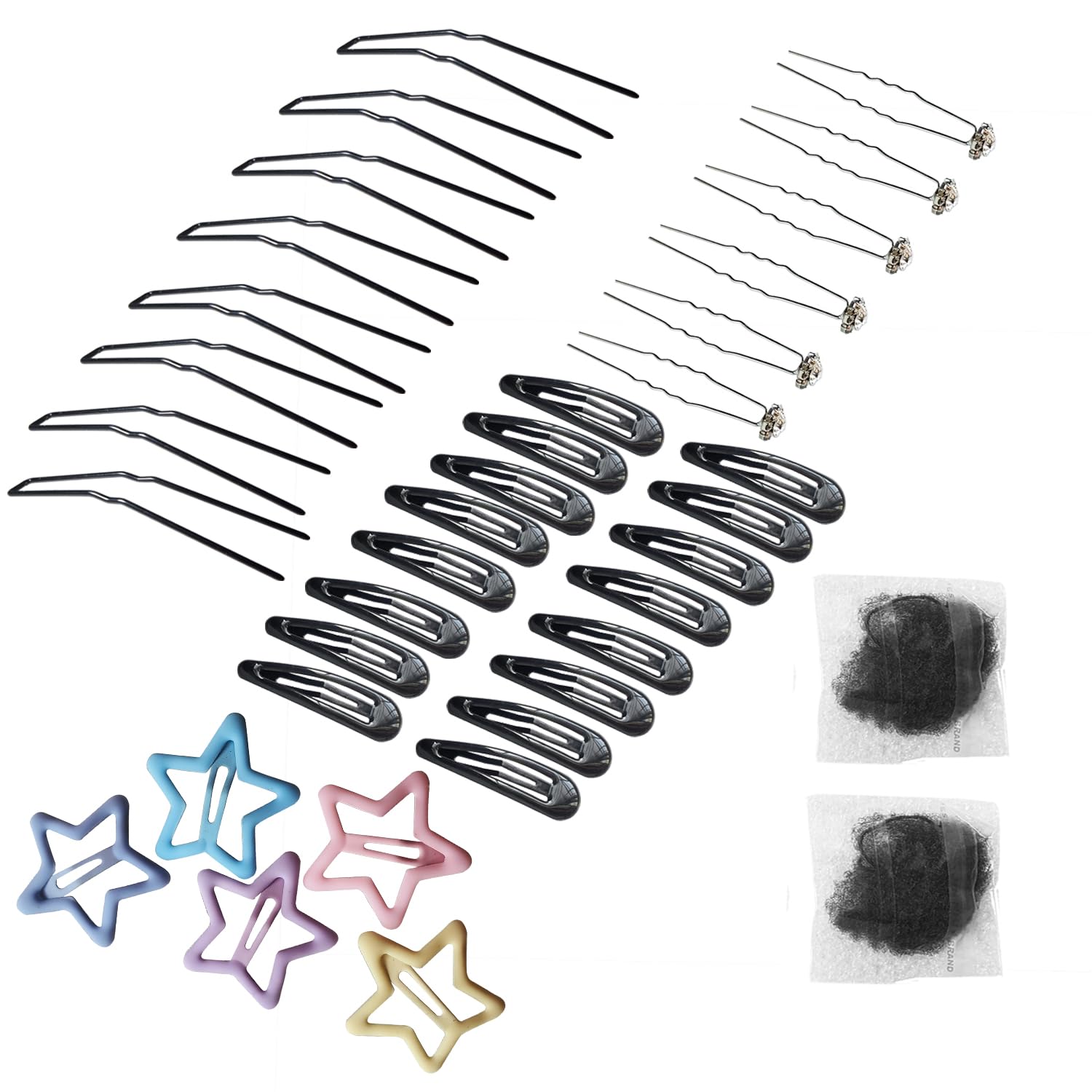 Hairpins for Bun ROCST Bobby Pins Clips for Ballet Woman girl Hairdressing salon 12pcs : Beauty & Personal Care