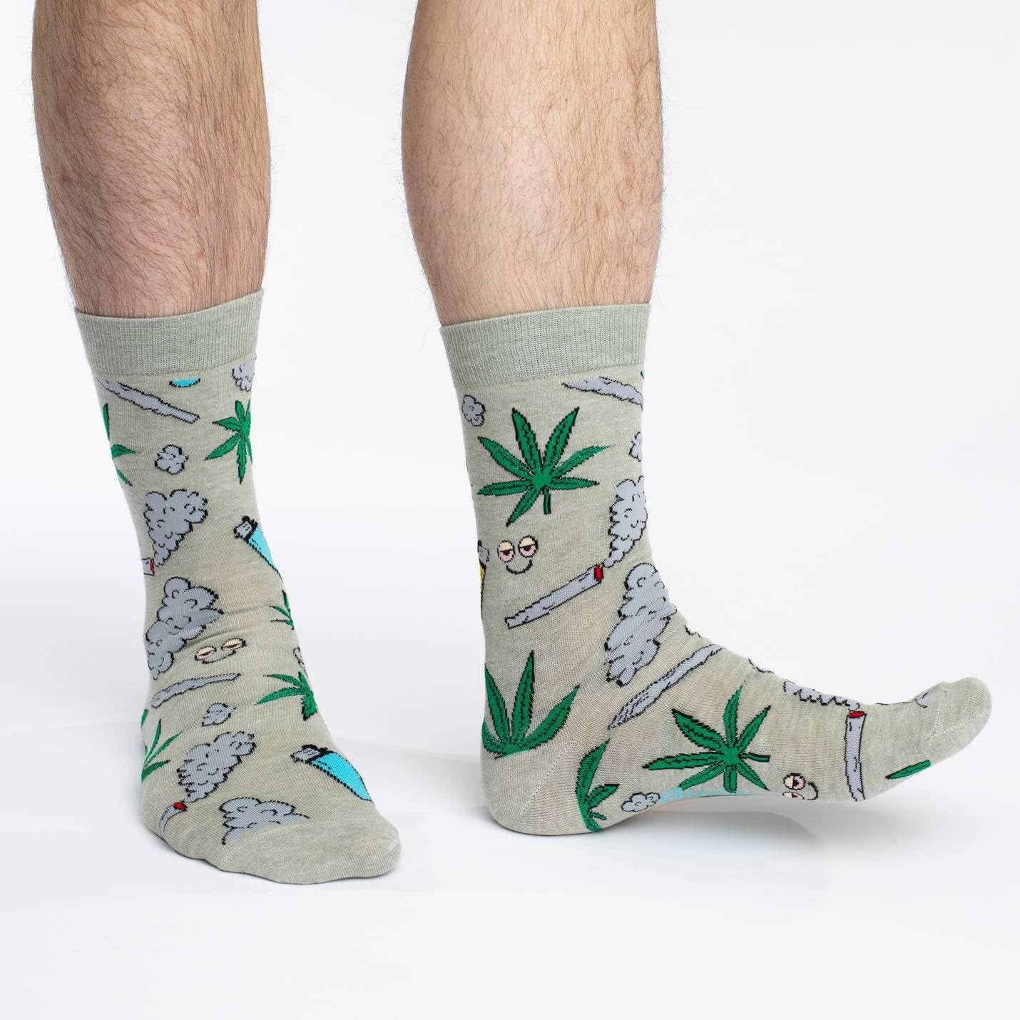Miniatura 2 de Good Luck Sock Mens Marijuana Socks Adult