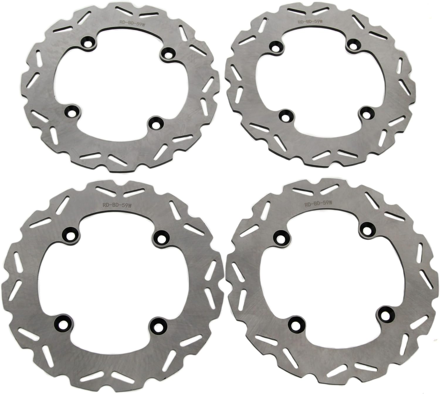 Brake Rotors & Pads fit Can-Am Commander 1000 XTP 2021 2022 Front & Rear RipTide