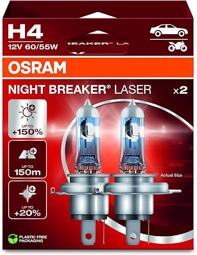 Osram Night Breaker Laser Ampoules Halogène - H4…