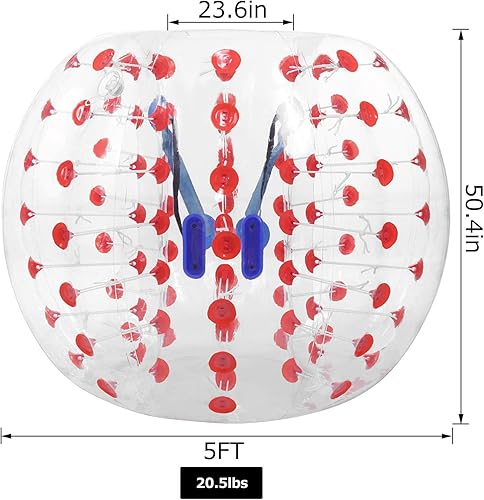 Miniatura 10 de Bolas de fútbol de burbujas para niños y adultos, diámetro de la bola de Zorb 4 pies  5 pies