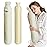 Hot Water Bottle with Cover, 2L Rubber Hot Water Bag with Soft Cover (2 Liter), for Cramps, Compress Pain Relief, Removable Hot Cold Pack (Beige)