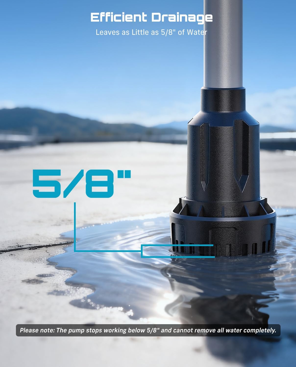 SEESII Cordless Stick Water Transfer Pump, with 4000mAh 21V Battery & Charger, 720GPH, 32FT Head, Handheld Portable Utility Sump Pump Kit with 3/4" Outlet for Pool/Garden/Pond/RV/Boat Draining