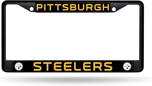 Miniatura 10 de Alfombrilla de vinilo para auto, de Fanmats, diseño de los Pittsburgh Steelers (NFL), Estera de uso general, Negro
